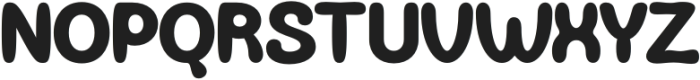 Bloppy Regular otf (400) Font UPPERCASE