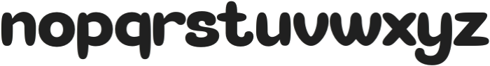 Bloppy Regular otf (400) Font LOWERCASE