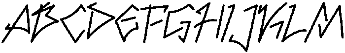 BloqkRaw-Regular otf (400) Font UPPERCASE
