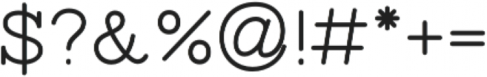 Bloser Serif Bold otf (700) Font OTHER CHARS