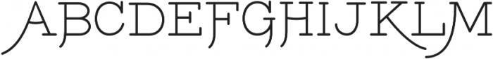 Bloser Serif Bold otf (700) Font UPPERCASE
