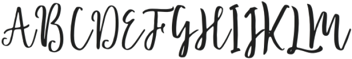 Bloshoming Script Regular otf (400) Font UPPERCASE