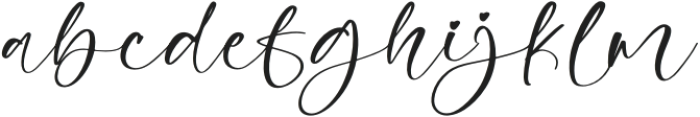 Blossom Daisy Italic otf (400) Font LOWERCASE