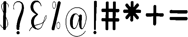 Blossom Regular ttf (400) Font OTHER CHARS