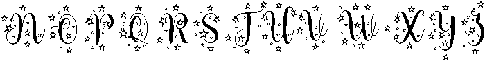 Blossom Regular ttf (400) Font UPPERCASE