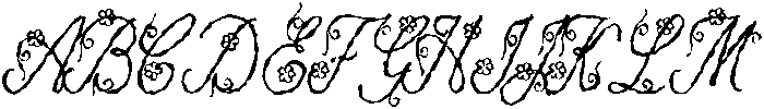 Blossom Reverie Regular otf (400) Font UPPERCASE