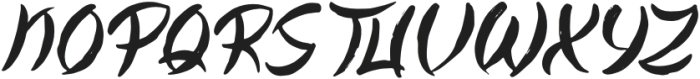 Blossom Sakura Italic otf (400) Font LOWERCASE