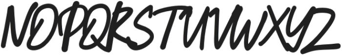 Blossom Signature Regular otf (400) Font UPPERCASE