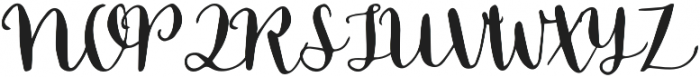 Blossom otf (400) Font UPPERCASE