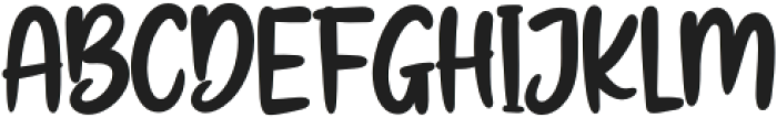 BlossomRegular otf (400) Font UPPERCASE