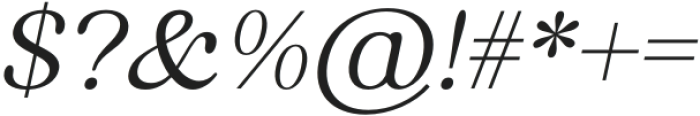 BlossomWonder-Italic otf (400) Font OTHER CHARS