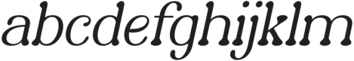 BlossomWonder-Italic otf (400) Font LOWERCASE