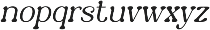 BlossomWonder-Italic otf (400) Font LOWERCASE