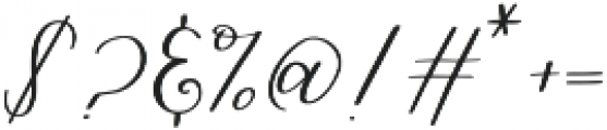 Blossomberry Script otf (400) Font OTHER CHARS