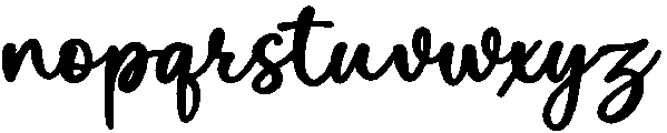 Blottocke Regular otf (400) Font LOWERCASE