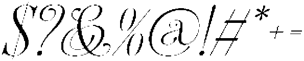 Blouse Lavender Italic otf (400) Font OTHER CHARS