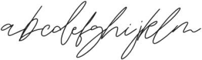 Blowing Signature Regular otf (400) Font LOWERCASE