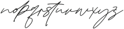 Blowing Signature Regular otf (400) Font LOWERCASE