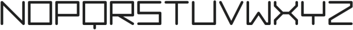 Bloxer Regular otf (400) Font LOWERCASE