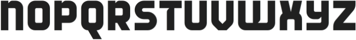 Bloxter Sans Condensed Bold otf (700) Font UPPERCASE