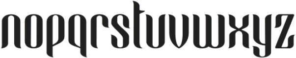 Blue Angel Regular otf (400) Font LOWERCASE