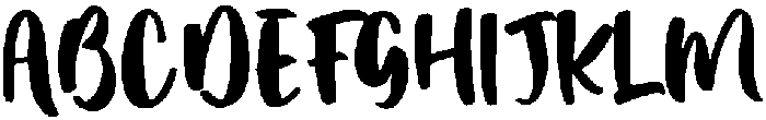 Blue Berry Regular otf (400) Font UPPERCASE