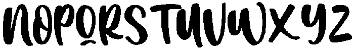 Blue Berry Regular otf (400) Font UPPERCASE