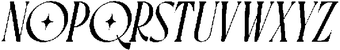Blue Cosmic Italic otf (400) Font UPPERCASE