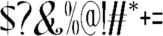 Blue Cosmic Regular otf (400) Font OTHER CHARS
