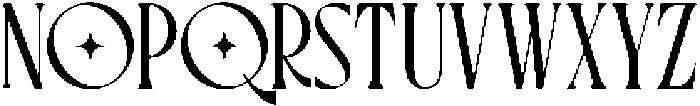 Blue Cosmic Regular otf (400) Font UPPERCASE