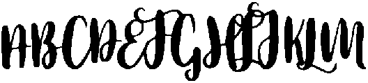 Blue Moon otf (400) Font UPPERCASE
