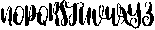 Blue Moon otf (400) Font UPPERCASE
