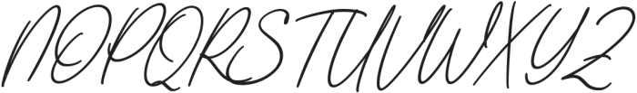 Blue Signature Bold Italic otf (700) Font UPPERCASE