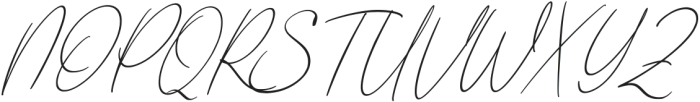 Blue Signature Italic otf (400) Font UPPERCASE