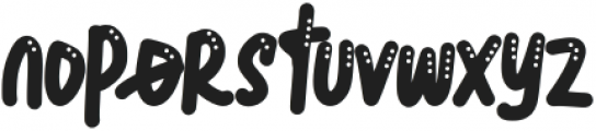 BlueSnow otf (400) Font LOWERCASE