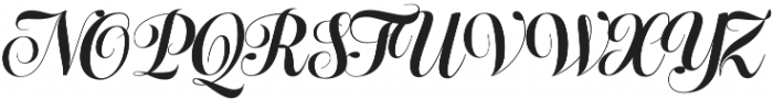 Bluebell Bold otf (700) Font UPPERCASE