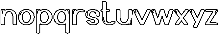 Bluebell Cottage Regular otf (400) Font LOWERCASE