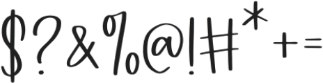 Bluebell Dreams Regular otf (400) Font OTHER CHARS