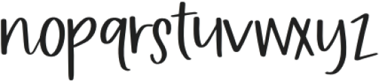 Bluebell Dreams Regular otf (400) Font LOWERCASE