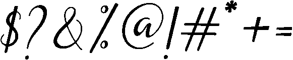 Bluebell otf (400) Font OTHER CHARS