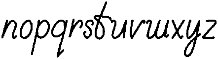Blueberry Regular otf (400) Font LOWERCASE