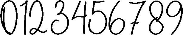 Blueberry Regular otf (400) Font OTHER CHARS