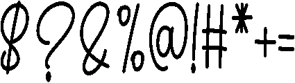 Blueberry Regular otf (400) Font OTHER CHARS