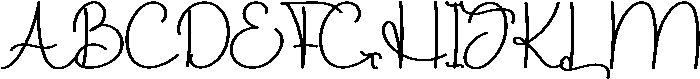 Blueberry Regular otf (400) Font UPPERCASE