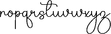 Blueberry Regular otf (400) Font LOWERCASE
