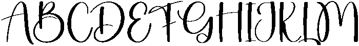 Blueberry Regular otf (400) Font UPPERCASE