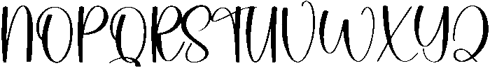 Blueberry Regular otf (400) Font UPPERCASE