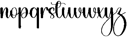 Blueberry Regular otf (400) Font LOWERCASE