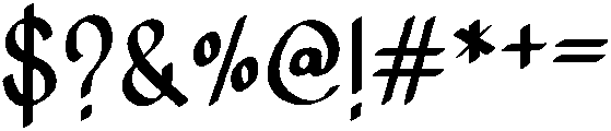 Blueberry Regular otf (400) Font OTHER CHARS
