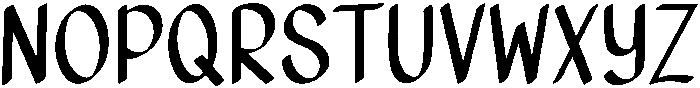Blueberry Regular otf (400) Font UPPERCASE